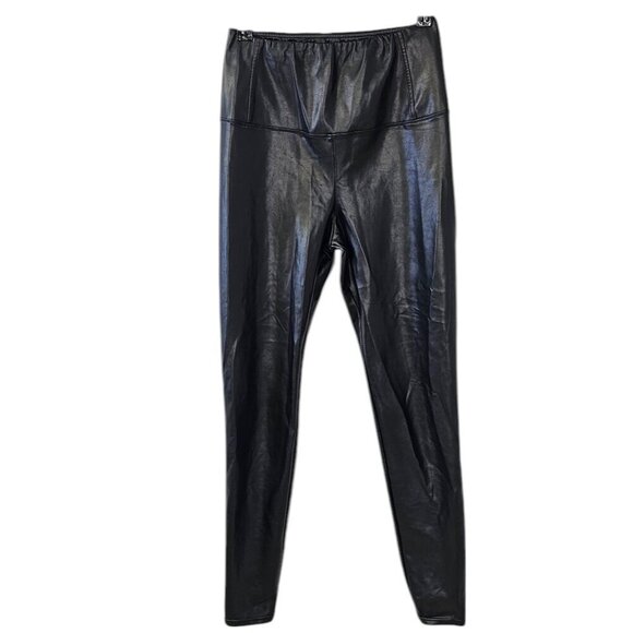 Aritzia Wilfred Free Daria Pant, Vegan Leather, High Rise, Black, Size Small - Picture 2 of 9